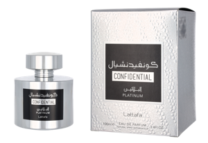 Lattafa Confidential Platinum Eau de Parfum Spray 100 ml Heren