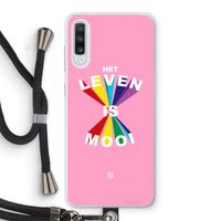 Het Leven Is Mooi: Samsung Galaxy A70 Transparant Hoesje met koord