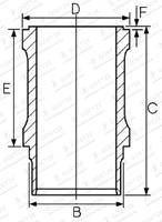 Goetze Engine Cilinderbus/voering O-ring 14-611250-00 - thumbnail