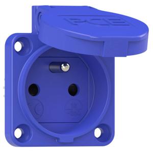 PC Electric 104-0bsc Geaard stopcontact IP54 Blauw