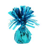 Ballon gewichtjes - lichtblauw - 170 gram - gewichtjes voor helium ballontrosjes - thumbnail