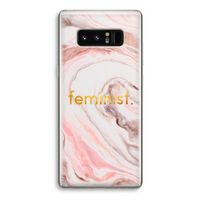 Feminist: Samsung Galaxy Note 8 Transparant Hoesje