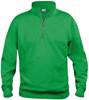 Clique 021033 Basic Half Zip - Appelgroen - XS