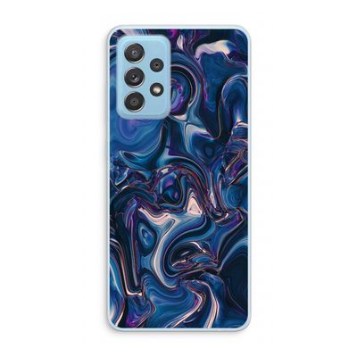 Mirrored Mirage: Samsung Galaxy A73 Transparant Hoesje