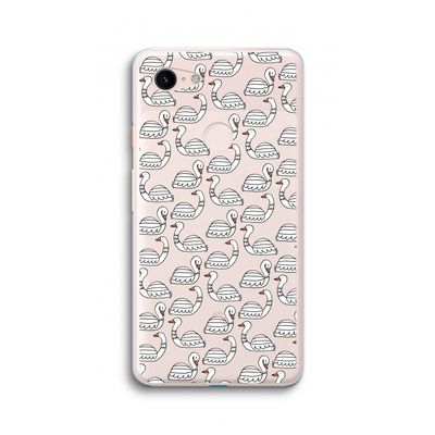 Zwanen: Google Pixel 3 XL Transparant Hoesje