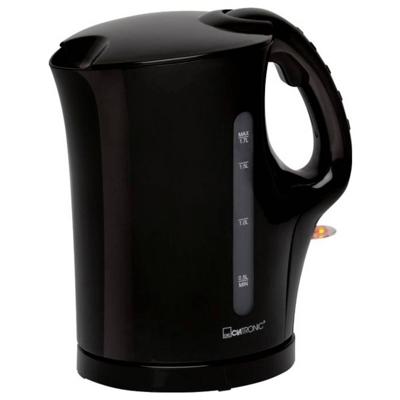 Clatronic WK 3819 S Waterkoker Snoerloos Aantal/Volume: 1.7 l Zwart