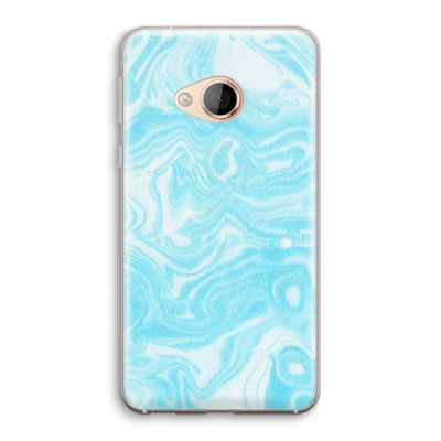 Waterverf blauw: HTC U Play Transparant Hoesje