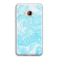 Waterverf blauw: HTC U Play Transparant Hoesje Waterverf blauw: HTC U Play Transparant Hoesje