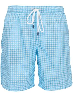 Fedeli short imprimé à taille à lien de resserrage - Bleu Fedeli short imprimé à taille à lien de resserrage - Bleu