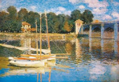 Kunstdruk Claude Monet - Le pont d&apos;Argenteuil 98x68cm