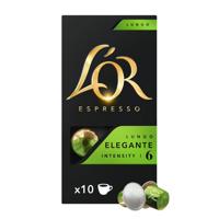 Koffiecups l&apos;or espresso lungo elegante 10 stuks