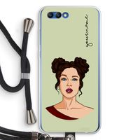 Pop-Art Creator: Honor 10 Transparant Hoesje met koord