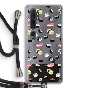 Sushi time: Xiaomi Mi Note 10 Transparant Hoesje met koord