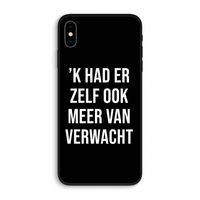 Meer verwacht - Zwart: iPhone XS Max Biologisch afbreekbaar hoesje