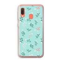 Small white flowers: Samsung Galaxy A20e Transparant Hoesje