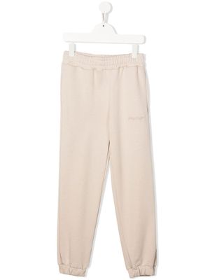 Pinko Kids pantalon de jogging à chevilles resserrées - Tons neutres