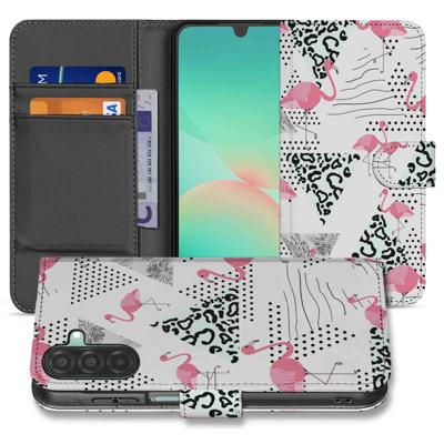 Samsung Galaxy A26 Flamingo Triangle | Book Case |