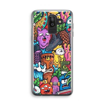 Vexx Mixtape: Samsung Galaxy J8 (2018) Transparant Hoesje