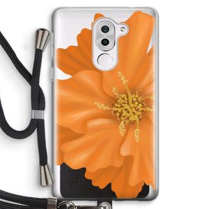 Orange Ellila flower: Honor 6X Transparant Hoesje met koord