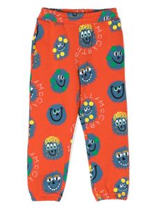 Stella McCartney Kids pantalon de jogging Monster Faces - Rouge