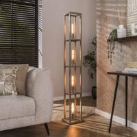 LifestyleFurn Vloerlamp 'Jocelyn' 4-lamps, kleur Beige