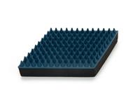 Beeztees Beeztees Rubber Massageborstel Grijs/Blauw (15cm)