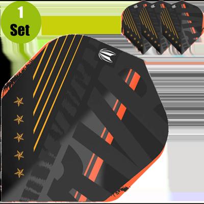 Target Raymond van Barneveld 80% No6 Dartflights - Zwart
