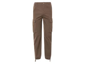 LIVERGY Heren cargobroek (Bruin, XL)