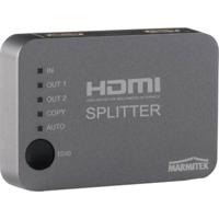 Marmitek Split 312 2 poorten HDMI-splitter 3D-weergave mogelijk 3840 x 2160 Pixel Zilver