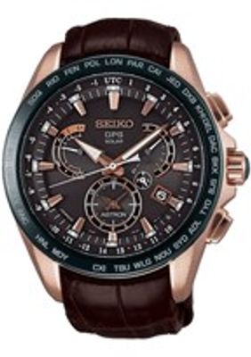 Horlogeband Seiko 8X53-0AF0.SSE060J1 Leder Bruin 22mm