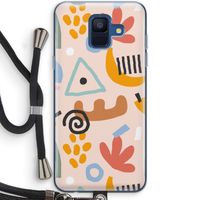 Abstract: Samsung Galaxy A6 (2018) Transparant Hoesje met koord