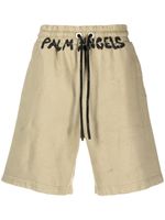 Palm Angels short à logo Seasonal imprimé - Vert - thumbnail