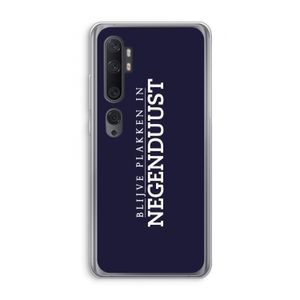 Blijve plakken in Negenduust: Xiaomi Mi Note 10 Transparant Hoesje