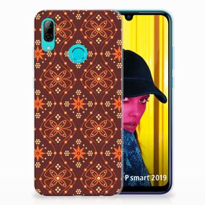 Huawei P Smart 2019 TPU bumper Batik Brown