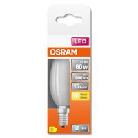 OSRAM 4058075435513 LED-lamp Energielabel D (A - G) E14 Kaars 5.5 W = 60 W Warmwit (Ø x l) 35 mm x 100 mm 1 stuk(s) - thumbnail