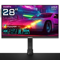 Gigabyte M28U Arm Edition Gaming monitor Energielabel F (A - G) 71.1 cm (28 inch) 16:9 1 ms HDMI, DisplayPort, USB 3.0, Hoofdtelefoonaansluiting, USB-C IPS LCD - thumbnail