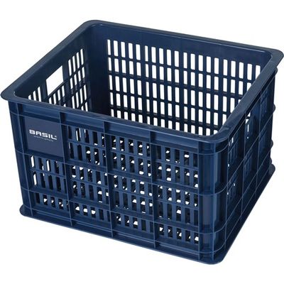 Basil fietskrat m - medium - 29.5 liter - blauw