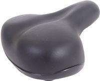 Edge Fietszadel city soft incl. zadelstrop - zwart