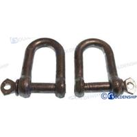 GS71251 - GEGALVANISEERDE beugel recht 8 mm (pak van 2)