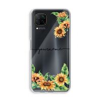 Zonnebloemen: Huawei P40 Lite Transparant Hoesje