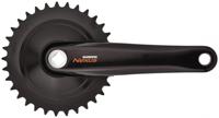 Shimano Crankstel 33T Nexus C6000 met 170mm crankarm zilver