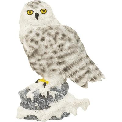 Sneeuwuil dieren magneet - 7 cm - uilen dieren speelgoed - Koelkast magneetjes voor kinderen