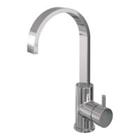 Brauer Chrome Edition Hoge Opbouw Wastafelmengkraan met Draaibare Platte Uitloop Model B Chroom