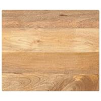 Tafelblad rechthoekig 60x50x3,8 cm massief mangohout