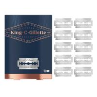 Gillette King C. Gillette Double Edge Safety Razor Navulling Scheermesjes 10 stuks