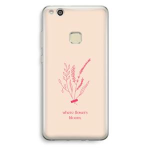 Where flowers bloom: Huawei Ascend P10 Lite Transparant Hoesje