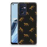 TPU Hoesje voor OPPO Reno 7 5G | Find X5 Lite Leopards - thumbnail