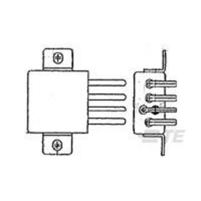 TE Connectivity FCA-125-HX3 Industrieel relais Package 1 stuk(s)