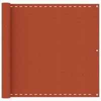 VidaXL Balkonscherm 90x500 cm hdpe oranje