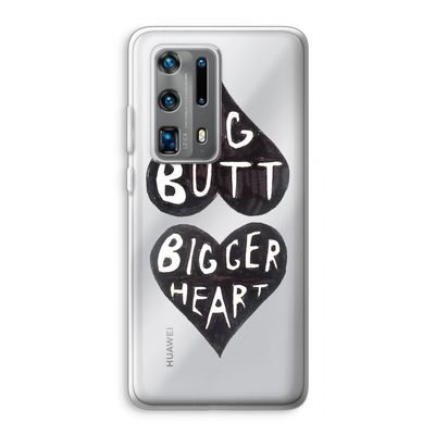 Big butt bigger heart: Huawei P40 Pro Plus Transparant Hoesje